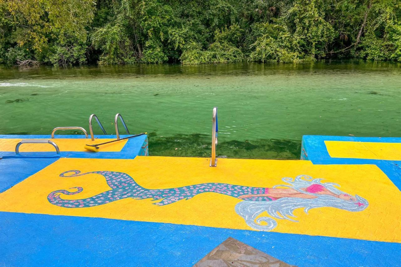 ウィーキ・ワチーPams Mermaid House With Riverfront Yard And Lanai!アパートメント エクステリア 写真