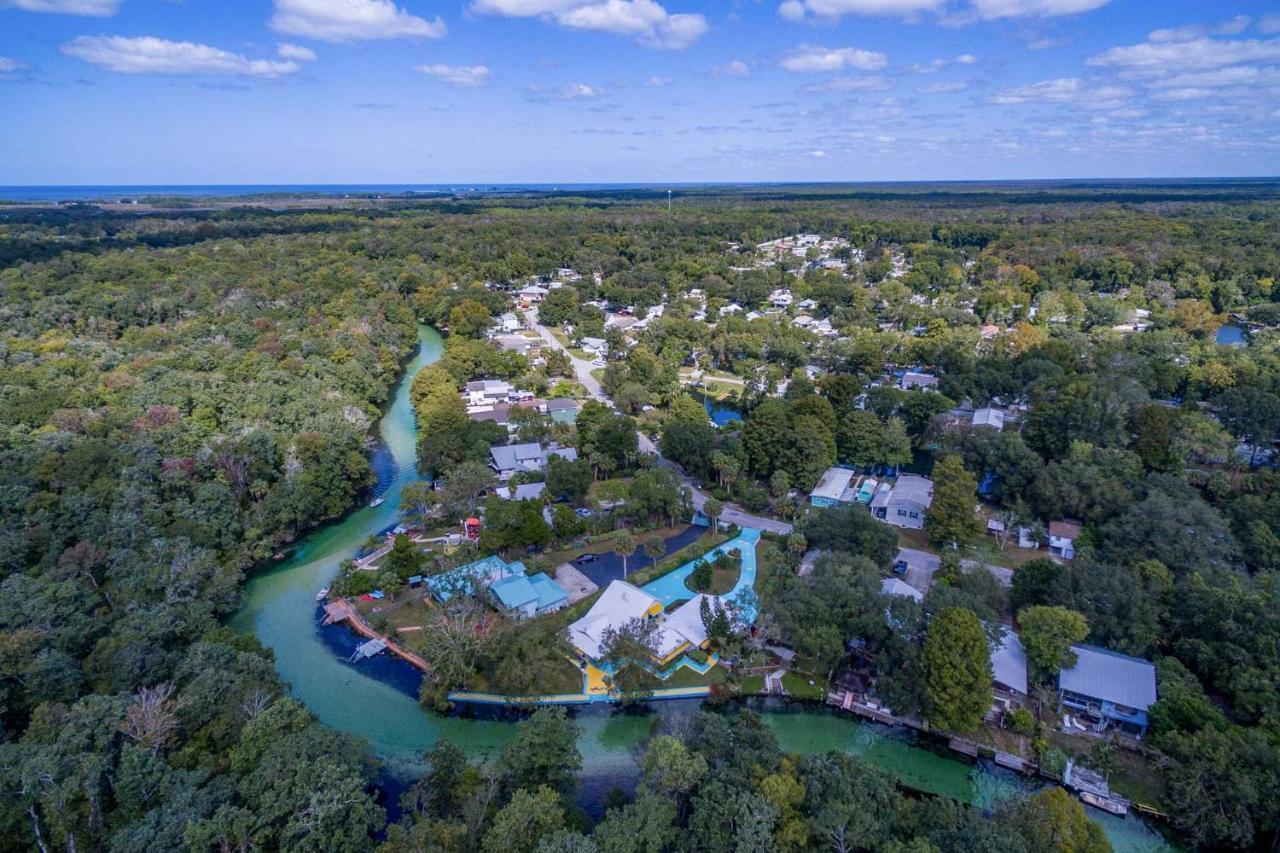 ウィーキ・ワチーPams Mermaid House With Riverfront Yard And Lanai!アパートメント エクステリア 写真